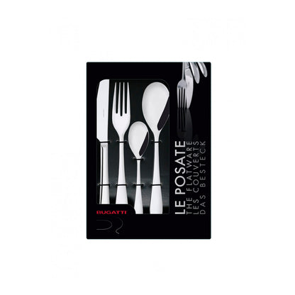 Setx24 Cubiertos Siena de Acero Inoxidable